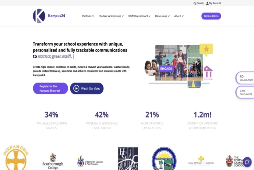 Kampus24 homepage screenshot